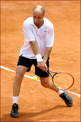 Агасси на Роллан Гарросе, Agassi on Roland Garros